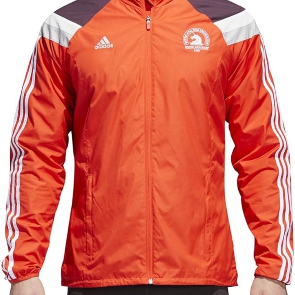adidas Men's 2018 Boston Marathon Celebration Jacket - NEVER WORN - Size Small